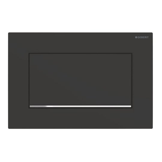 Клавиша смыва Geberit Sigma30, черный матовый (115.893.14.1) Механические Для унитазов Механические