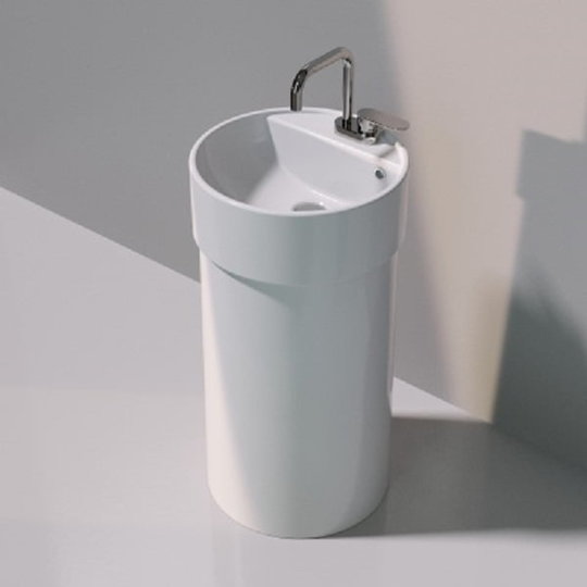 Підлогова керамічна раковина Flaminia Twin Column, white (5050 / COLC + 5050 / 42A) Підлогові 