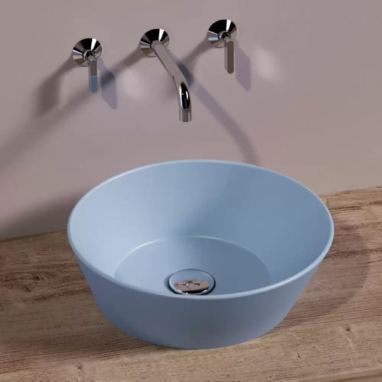 Керамічна раковина 42 см Simas WAVE, matte pervinca (WA 01) На стільницю, На тумбу 
