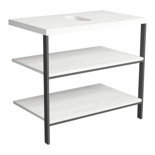 Консоль металлическая с полками 83 см Simas WAVE, white (WAM 2) Simas Консоль