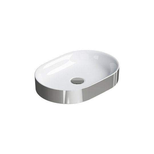 Керамічна раковина 50 см Catalano Horizon, argento-bianco (150ahzba) На стільницю, На тумбу 