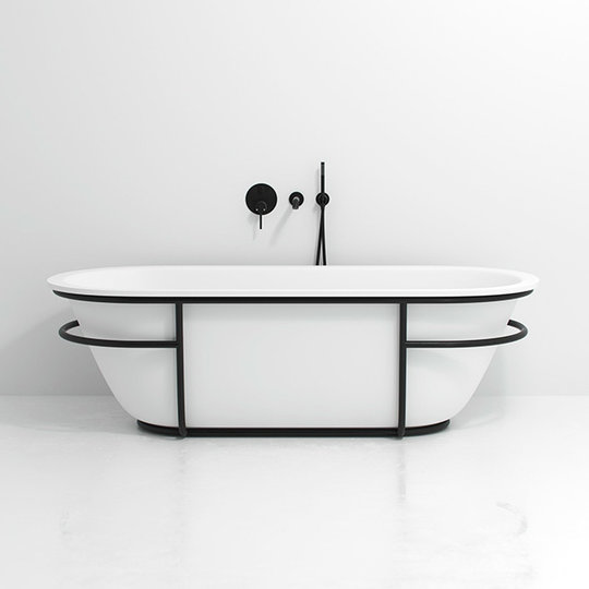 Ванна iStone Lesley, Matte White 177x72 (WD65150) iStone Овальные