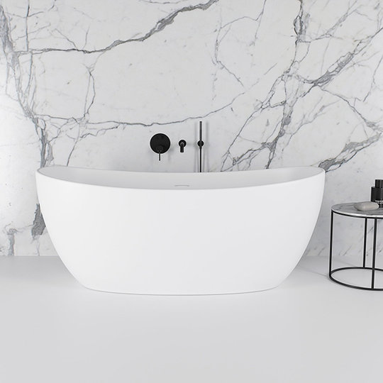 Ванна iStone Marcella, Matte White 180х86 (WD6569) iStone Овальные