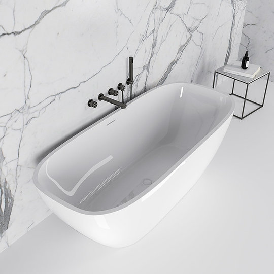 Ванна Istone Coco, Matte White 180x87 (WD6581) iStone Прямокутні