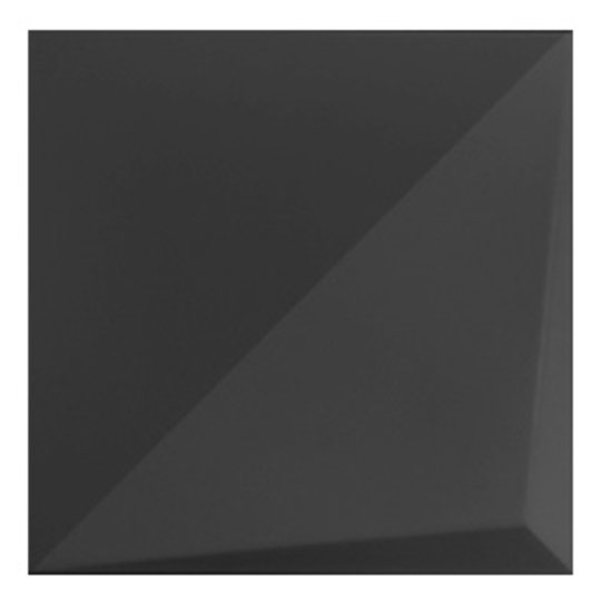 Плитка Wow Essential Noudel L Black Matt 25*25 (105127) Для кухні, Для громадських приміщень, Для житлових приміщень, Для ванної