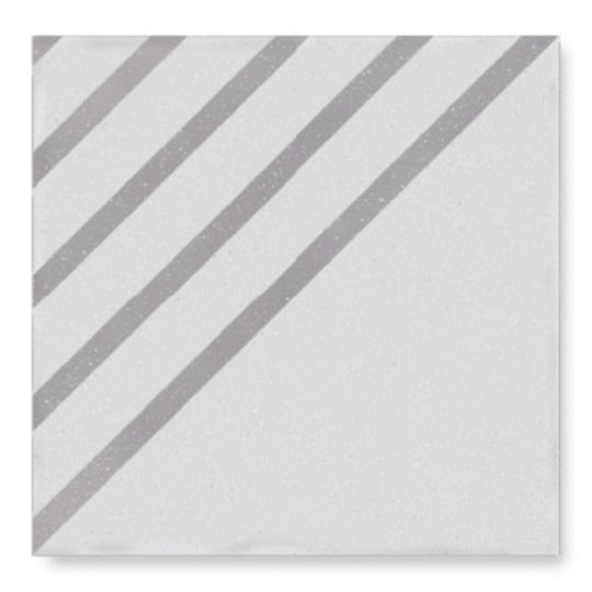 Плитка Wow Boreal Dash Decor White Lunar 18.5*18.5 (107201) Для кухні, Для громадських приміщень, Для житлових приміщень, Для ванної