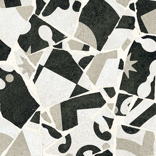 Плитка Fioranese Cementine Cocci B&amp;W 20 * 20 (CMC20BW) Для кухні, Для громадських приміщень, Для житлових приміщень, Для ванної