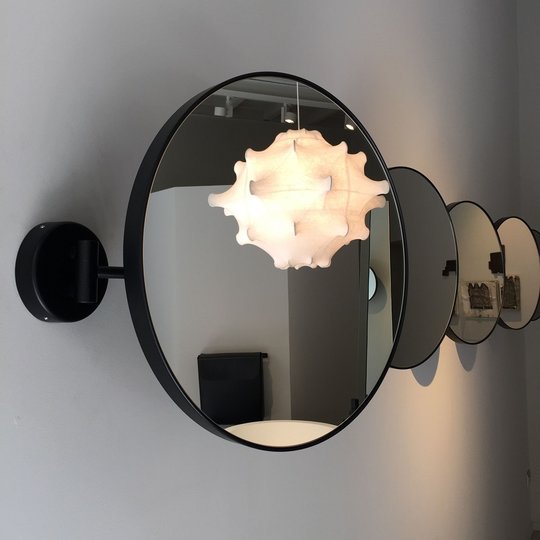 Зеркало 40 см Cielo Arcadia Pluto, Matt Black (PLSP-NM) Cielo Зеркала