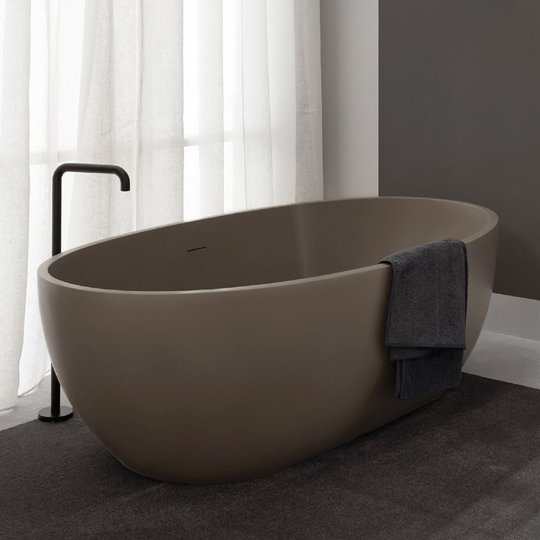 Ванна отдельностоящая Cielo Shui Comfort 170*87 см, коричневый (SHCOBAT-AN) Cielo Овальные