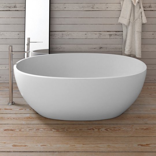 Ванна окремостояча Cielo Shui Comfort 170 * 87 см, білий (SHCOBAT-White) Cielo Овальні