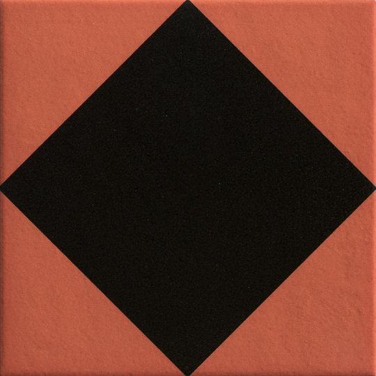 Плитка Mutina Mattonelle Margherita Rhombus Black 20,5x20,5 (NDM42) Для кухни, Для общественных помещений, Для жилых помещений, Для ванной