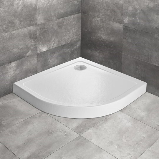 Душевой поддон Radaway Doros A Compact Stone White 80x80 (SDRA8080-05-04S) Мелкие Белый