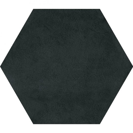 Плитка Ornamenta Medley Solid Black Hexagon D25 (ME25B) Ornamenta Для кухні, Для громадських приміщень, Для житлових приміщень, Для ванної