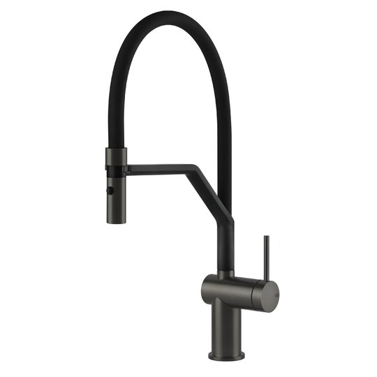 Смеситель для кухни Gessi Kitchen INEDITO, черный (60429-126) Для кухни Черный, Черный глянцевый 