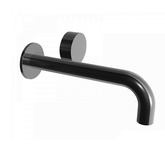 Смеситель для раковины настенный Fantini Aboutwater AF/21, Matt Gun Metal PVD (27 P5 A713B+M011A) Для раковины Графит