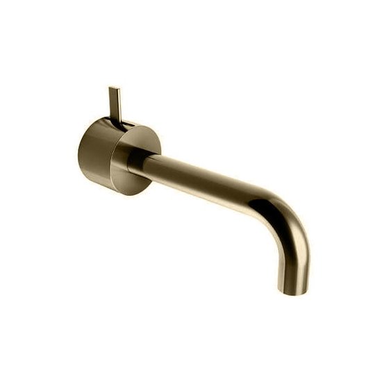 Змішувач для раковини настінний Fantini Aboutwater AF / 21, Matt British Gold PVD (27 P6 A513B + A513A) Для раковини Золото