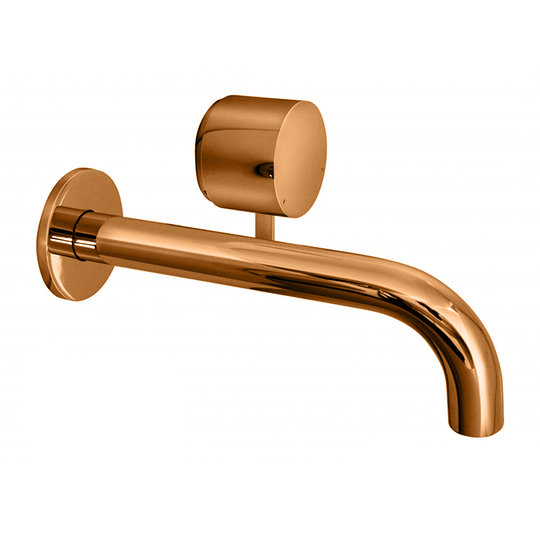 Смеситель для раковины настенный Fantini Aboutwater AF/21, Matt Copper PVD (27 P9 A613B+A613A) Для раковины Медь