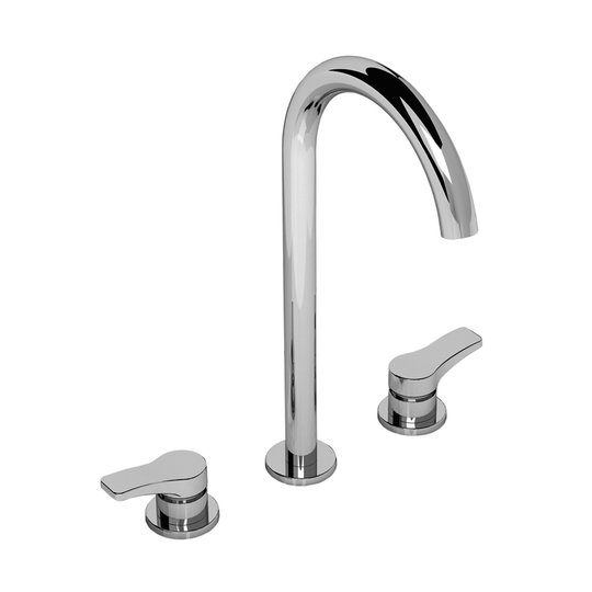 Смеситель для раковины на 3 отверстия с высоким изливом Fantini Aboutwater AL/23, хром (26 02 B206WF) Для раковины Хром