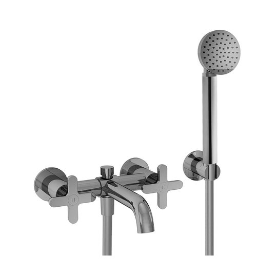 Смеситель для ванны на 2 позиции Fantini Icona Classic, хром (53 02 R015) Для ванны Хром