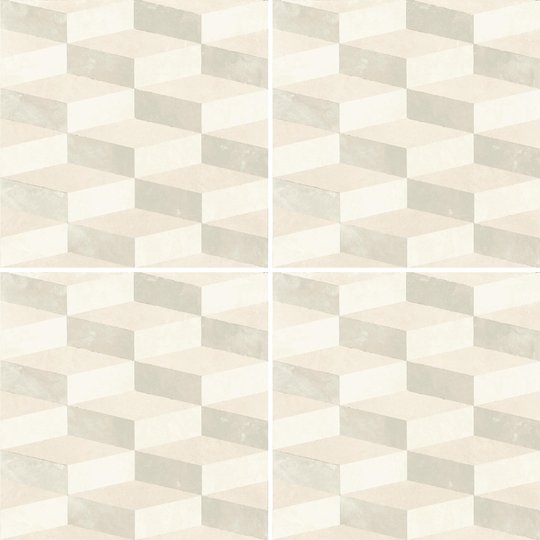 Плитка Mutina Azulej Cubo Bianco 20x20 (PUA15) Для кухни, Для общественных помещений, Для жилых помещений, Для ванной