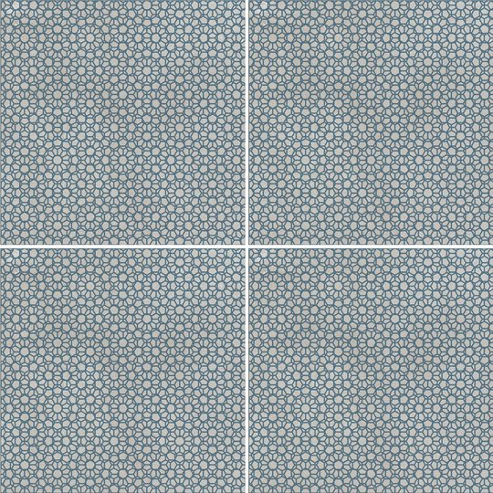 Плитка Mutina Azulej Renda Grigio 20x20 (PUA22) Для кухні, Для громадських приміщень, Для житлових приміщень, Для ванної
