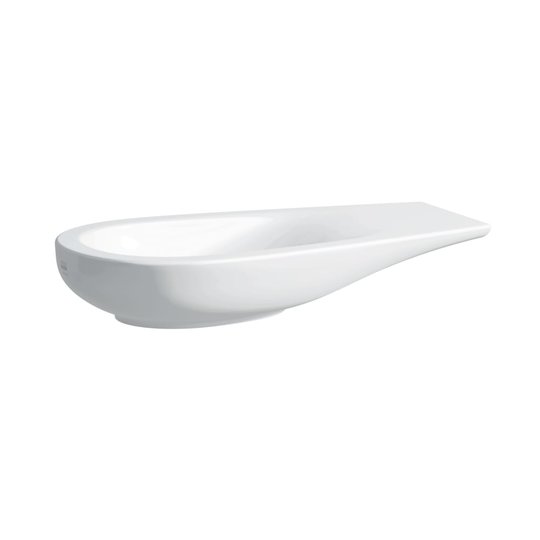 Керамическая раковина 80 см Laufen IL BAGNO ALESSI One, белый (H8189734001121) На столешницу, На тумбу Овальные
