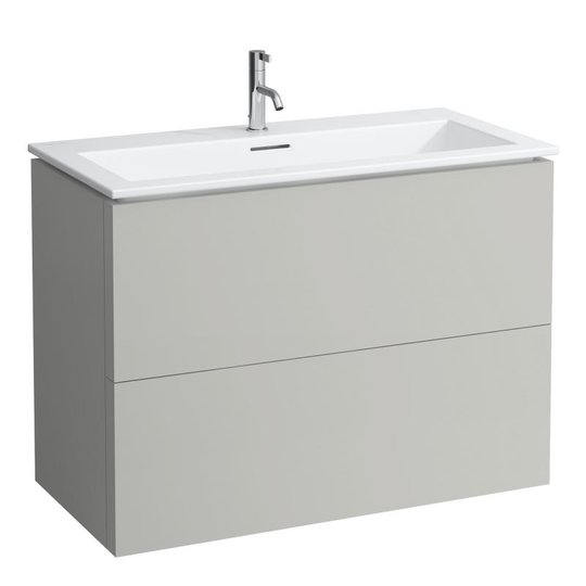 Меблевий комплект 100 см Laufen Kartell, сірий (H8603376411041) Laufen Меблеві комплекти
