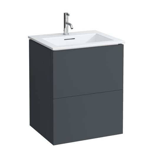 Мебельный комплект 60 см Laufen Kartell, темно-серый (H8603336421041) Laufen Мебельные комплекты