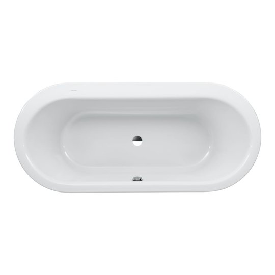 Ванна встраиваемая акриловая Laufen Solutions 170х75 см, white (H2225100000001) Laufen Овальные