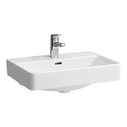 Керамическая раковина 55 см Laufen Pro S, белый (H8189580001041) На столешницу, На тумбу, Подвесные Прямоугольные