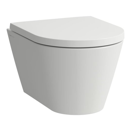 Підвісний безободковий укорочений унітаз Laufen Kartell, білий матовий (H8203337570001) Підвісні 
