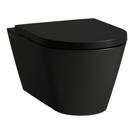 Підвісний безободковий унітаз Laufen Kartell, чорний матовий (H8203377160001) Підвісні 