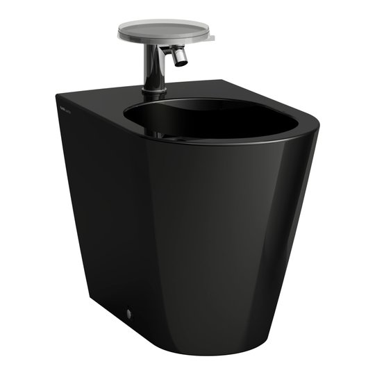 Напольное биде Laufen Kartell, черный глянцевый (H8323310203021) Напольные Черный