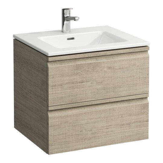 Меблевий комплект 60 см з 2 шухлядами Laufen Pro S, яскравий дуб (H8619614791041) Laufen Меблеві комплекти