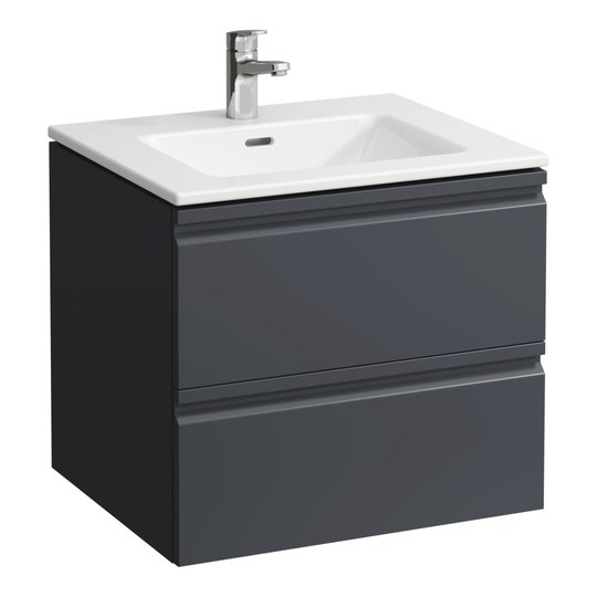 Мебельный комплект 60 см с 2 шухлядами Laufen Pro S, графит (H8619614801041) Laufen Мебельные комплекты