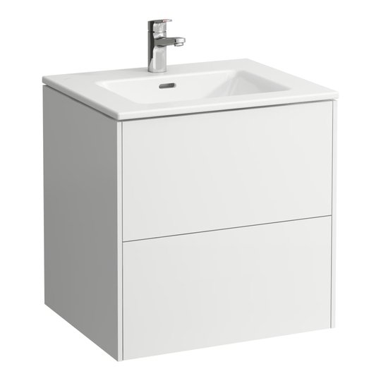 Меблевий комплект 60 * 50 см з 2 шухлядами Laufen Pro S, білий глянцевий (H8649602611041) Laufen Меблеві комплекти