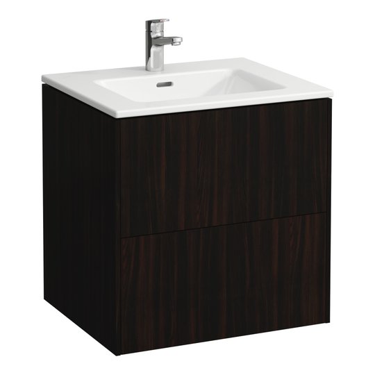 Меблевий комплект 60 * 50 см з 2 шухлядами Laufen Pro S, темно-коричневий в'яз (H8649602631041) Laufen Меблеві комплекти