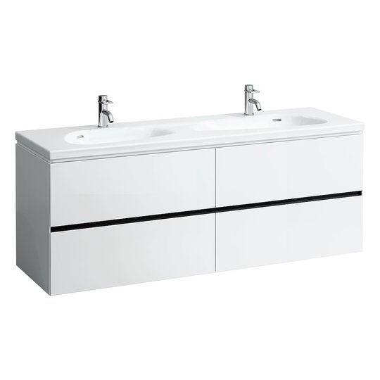 Тумба подвесная с 4 ящиками, 158 см Laufen Palomba Collection, белый (H4074541802201) Laufen Тумбы