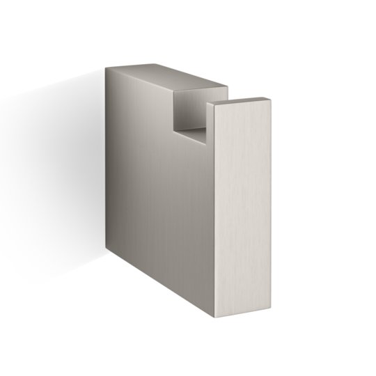 Крючок Decor Walther Brick BK HAK1, никель сатинированный (0590034) Крючки для халатов и полотенец Decor Walther