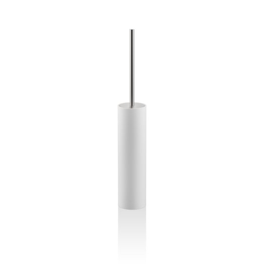 Ершик для унитаза Decor Walther Stone SBG, белый/сталь матовая (0970855) Ершики для унитаза Decor Walther