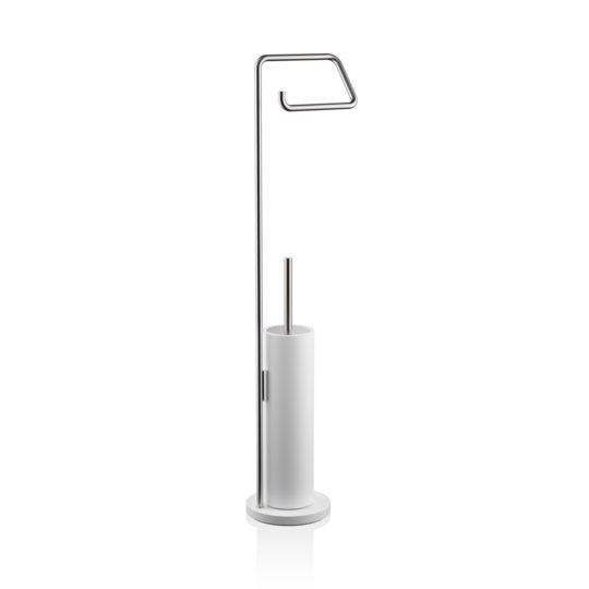 Туалетна стійка Decor Walther Stone SBK, білий / сталь матова (0973555) Йоржики для унітазу Decor Walther