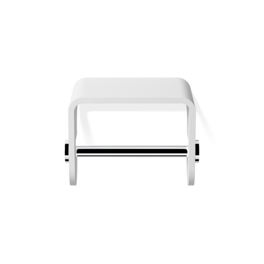 Держатель туалетной бумаги Decor Walther Stone TPH4, белый/хром (0974554) Бумагодержатели Decor Walther