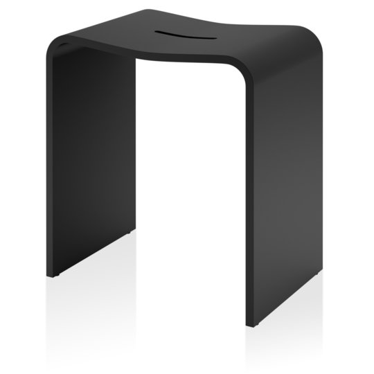 Душевая табуретка Decor Walther Stone STOOL, черный (0974760) Душевая табуретка Decor Walther