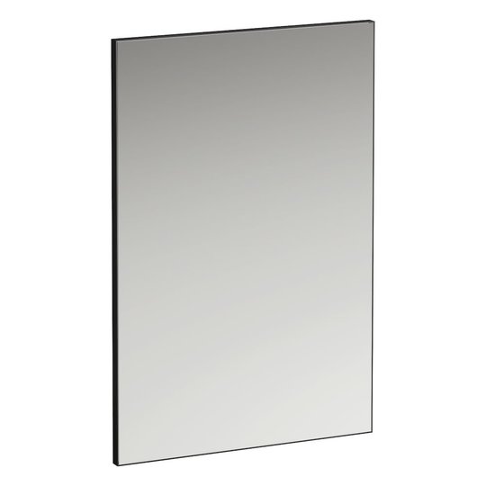 Зеркало с алюминиевой рамкой, без подсветки 55 см, Laufen Frame 25, черный матовый (H4474019004501) Laufen Зеркала