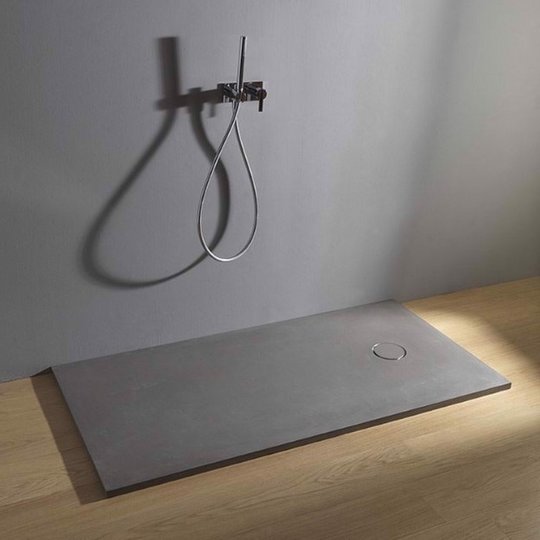 Душевой поддон NIC Design Plaid 110x80, серый глянцевый (002 496.052) Мелкие Серый