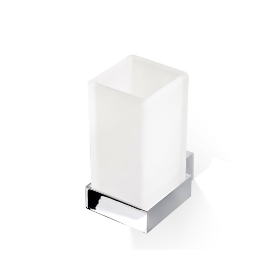 Настенный стакан для зубных щеток Decor Walther Corner CO WMG, хром (0561700) Стаканы для зубных щеток Decor Walther