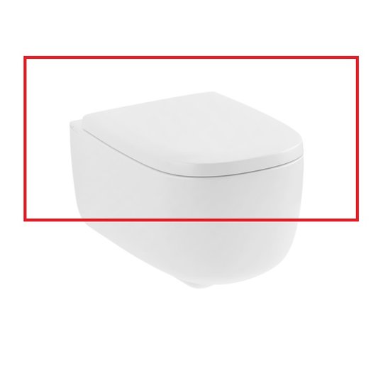 Кришка для унітазу soft-closing NIC Design Ovvio, білий глянцевий (005 437.001) 
