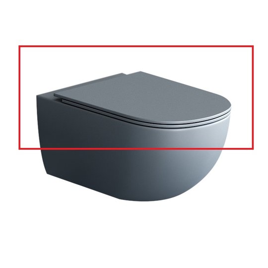 Крышка для унитаза soft-closing NIC Design Pin, мятный матовый (005 712.057) 