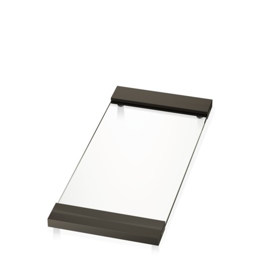 Лоток Decor Walther Contemporary TAB 37, темна бронза / прозоре скло (0848817) Боксы для универсальных предназначений Decor Walther
