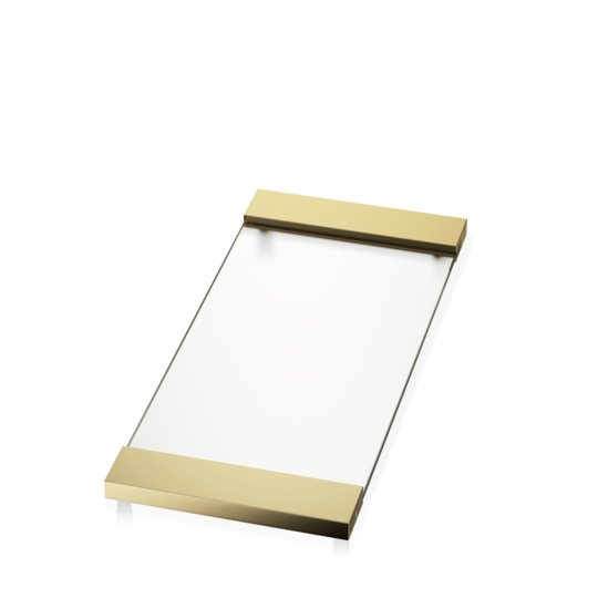 Лоток Decor Walther Contemporary TAB 37, золото/опаловое стекло (0848826) Боксы для универсальных предназначений Decor Walther